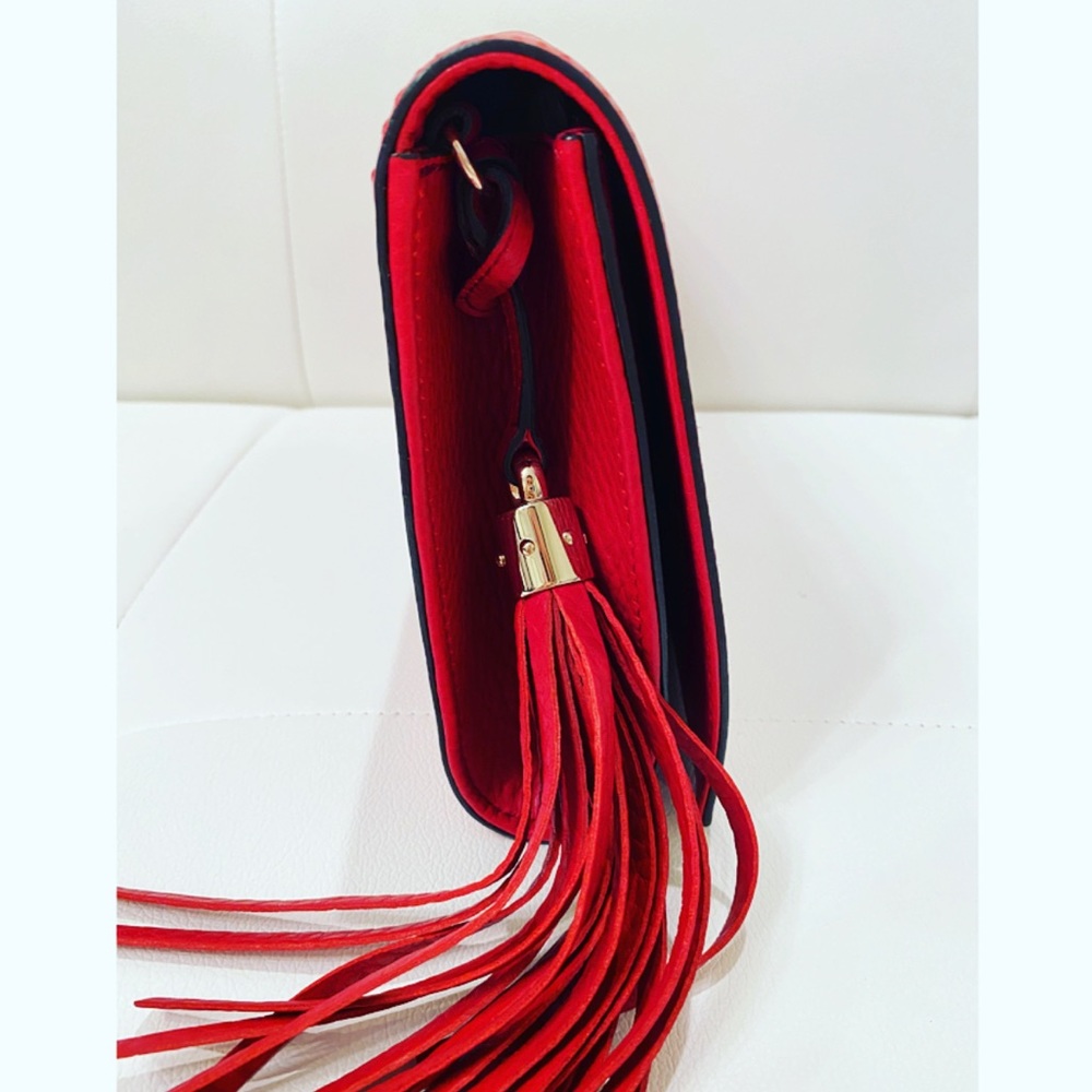 GUCCI GG Red Clutch - Picture 2 of 5